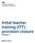 Initial teacher training (ITT): provision closure Version 1