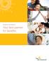 THE NEW SUN LIFE FINANCIAL. Your best partner for benefits