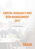 CAPITAL ADEQUACY AND RISK MANAGEMENT Pillar 3 of the Basel regulations