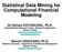 Statistical Data Mining for Computational Financial Modeling