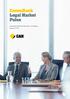 CommBank Legal Market Pulse. Conducted by Beaton Research + Consulting Quarter 3 FY15