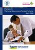 Changes to The Local Government Pension Scheme April 2006