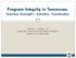 Program Integrity in Tennessee: TennCare Oversight Activities - Coordination