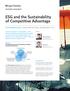 ESG and the Sustainability of Competitive Advantage
