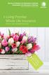 Living Promise Whole Life Insurance PRODUCT AND UNDERWRITING GUIDE