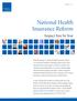 National Health Insurance Reform