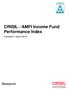 CRISIL - AMFI Income Fund Performance Index. Factsheet March 2018
