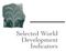 Selected World Development Indicators