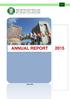 Annual Report 2015 ANNUAL REPORT 2015