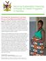Securing Sustainable Financing: A Priority for Health Programs in Namibia