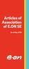 Articles of Association of E.ON SE