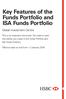 Key Features of the Funds Portfolio and ISA Funds Portfolio