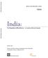 India: An Analysis of Recent Proposals. March Finance and Private Sector Development Unit South Asia Consultative Group to Assist the Poor