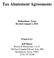 Tax Abatement Agreements