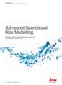 Advanced Operational Risk Modelling