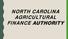 NORTH CAROLINA AGRICULTURAL FINANCE AUTHORITY