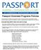 Passport Extended Programs Policies