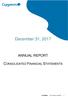 December 31, 2017 ANNUAL REPORT CONSOLIDATED FINANCIAL STATEMENTS CAPGEMINI 2017 ANNUAL REPORT 1