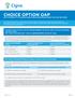 2017 OPTIONS AT A GLANCE (DEDUCTIBLE 2250/4500) USING THE OAP NETWORK