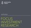 Asset Management FOCUS INVESTMENT RESEARCH