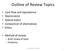 Outline of Review Topics