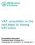 VAT: consultation on the next steps for moving VAT online