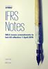 IFRS Notes. MCA issues amendments to Ind AS effective 1 April April KPMG.com/in