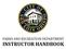 PARKS AND RECREATION DEPARTMENT INSTRUCTOR HANDBOOK