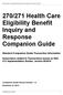 270/271 Health Care Eligibility Benefit Inquiry and Response Companion Guide