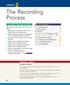The Recording Process