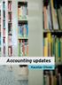 Accounting updates. Kaustav Ghose