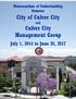 City of Culver City and Culver City Management Group
