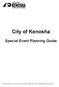 City of Kenosha Special Event Planning Guide