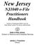 New Jersey NJ1040 e-file Practitioners Handbook