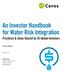 An Investor Handbook for Water Risk Integration