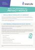 PRIVACY NOTICE 1. WHAT IS A PRIVACY NOTICE & WHY IS IT IMPORTANT?