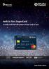 India s First SuperCard A credit card with the power of four cards in one