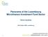 Panorama of the Luxembourg Microfinance Investment Fund Sector