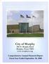 COMPREHENSIVE ANNUAL FINANCIAL REPORT. City of Murphy, Texas