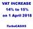 VAT INCREASE 14% to 15% on 1 April TurboCASH5