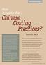 Chinese Costing Practices?