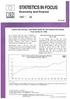 STATISTICS IN FOCUS Economy and finance