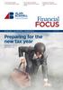 FOCUS. Financial. Preparing for the new tax year. Making the most of your allowances