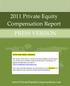 2011 Private Equity. Compensation Report PRESS VERSION