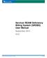 Servicer REAM Deficiency Billing System (SRDBS) User Manual. September 2014 V3.0