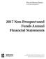 2017 Non-Prospectused Funds Annual Financial Statements