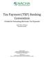 Tax Payment (TXP) Banking Convention