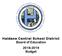 Haldane Central School District Board of Education Budget