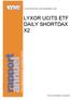 LYXOR INTERNATIONAL ASSET MANAGEMENT (LIAM) LYXOR UCITS ETF DAILY SHORTDAX X2
