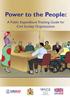 Power to the People: A Public Expenditure Tracking Guide for Civil Society Organisations